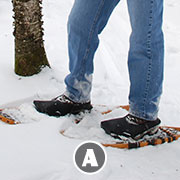 A) Snowshoeing